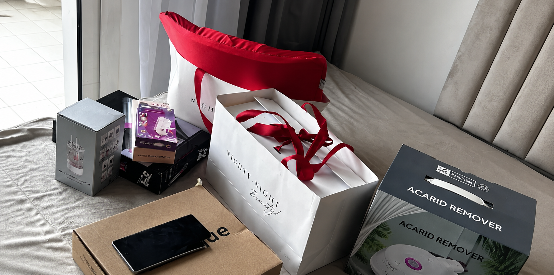 UGC product flat-lay